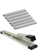 Load image into Gallery viewer, Long Reach Stapler - 20 Sheets Capacity, 210 Staples Capacity - Adjustable up to 12” - Perfect for Binding Books, pamphlets, brochures and Stapling (Bundle - Stapler with 5000 Staples)
