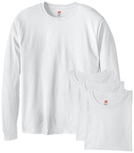 Load image into Gallery viewer, Hanes Men&#39;s 4 Pack Long Sleeve Comfortsoft T-Shirt, White, XX-Large
