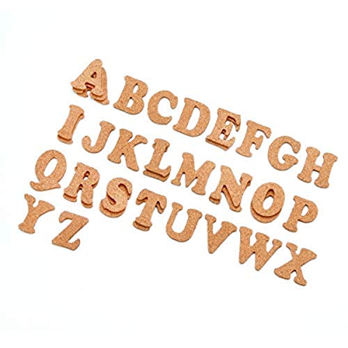 Darice Cork Letters - 1.75 inches - 36 Pieces