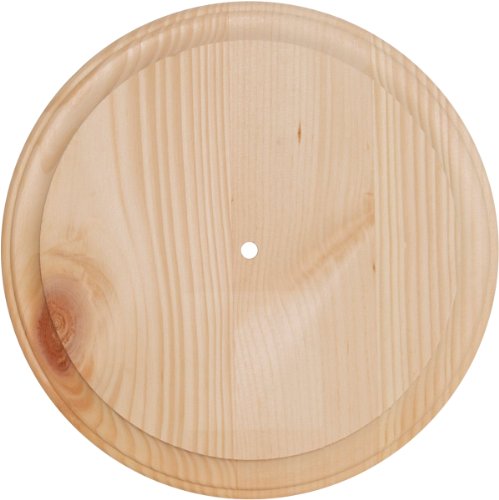 Walnut Hollow Clock Surface, Round, Wood