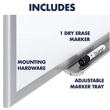 Load image into Gallery viewer, Quartet Whiteboard, Non-Magnetic Dry Erase White Board, 5&#39; x 3&#39;, Total Erase, Silver Aluminum Frame (S535)
