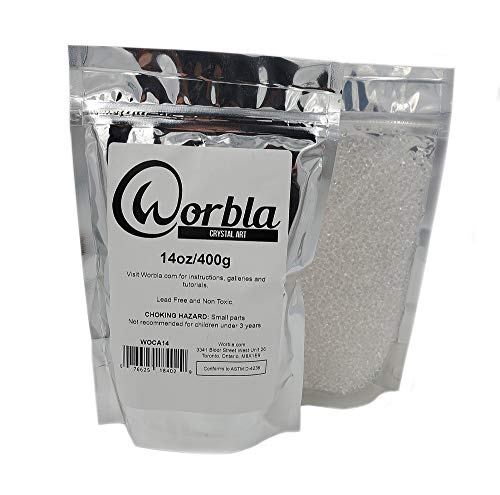 Worbla Crystal Art Large 14 oz. 400 Gram Clear Thermoplastic Beads - Easy! Just Heat and Shape!
