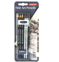 Load image into Gallery viewer, Derwent Water Soluble Sketching Mixed Media, Pack, 8 Count (0700665)
