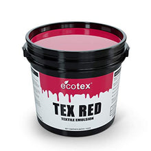 Load image into Gallery viewer, Ecotex TEX-Red Textile Pure Photopolymer Screen Printing Emulsion Quart - 32 oz.
