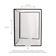 Load image into Gallery viewer, Risch - Shield – Desk Desk Shield - Portable Clear Vinyl Protective Shield for Use in Classrooms, on Desks or at Tables- 14.5&quot; x 19.5&quot; - Made in USA
