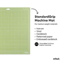 Load image into Gallery viewer, Cricut 3PACK Standardgrip Cutting Mat 12X12 3 Pack AMZ, 12&quot;x12&quot;, Green, 3 Count
