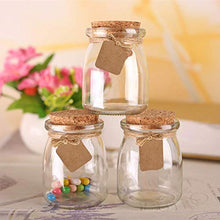 Load image into Gallery viewer, Brajttt 30Pcs Glass Favor Jar With Cork Lids，Multifunctional,Great Decoration（100 ML,3.4OZ）
