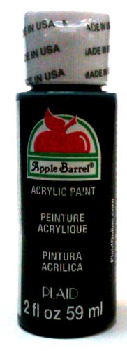 Apple Barrel Acrylic Paint in Assorted Colors (2 Ounce), 20504 Black