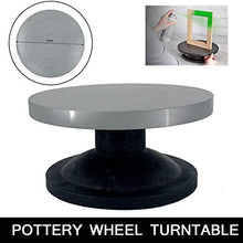 Load image into Gallery viewer, YILIKISS 10" Heavy Duty Turntable Round Platform to Hold Spraying, Smooth Rotation for Paint Spraying and Crafting,Sculpting Wheel,Metal Pottery Banding Wheel with Ball Bearings
