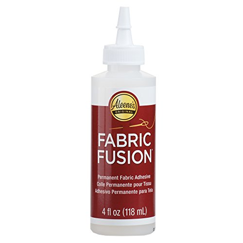 Aleene's 23473 Fabric Fusion Permanent Fabric Adhesive ,Clear,4oz