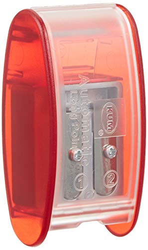 Kum AS2, Two Hole Automatic Long Point Pencil Sharpener, Mfg Part Number 1053021 (Extra lids not Included)