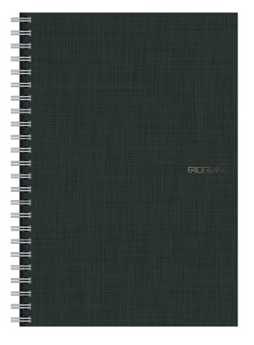 Fabriano EcoQua Notebooks Spiral Grid Black 5.8 in. x 8.25 in.