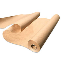 Load image into Gallery viewer, Made in USA Brown Kraft Paper Jumbo Roll 30&quot; x 2400&quot; (200ft) Ideal for Gift Wrapping, Art, Craft, Postal, Packing, Shipping, Floor Protection, Dunnage, Parcel, Table Runner, 100% Recycled Material
