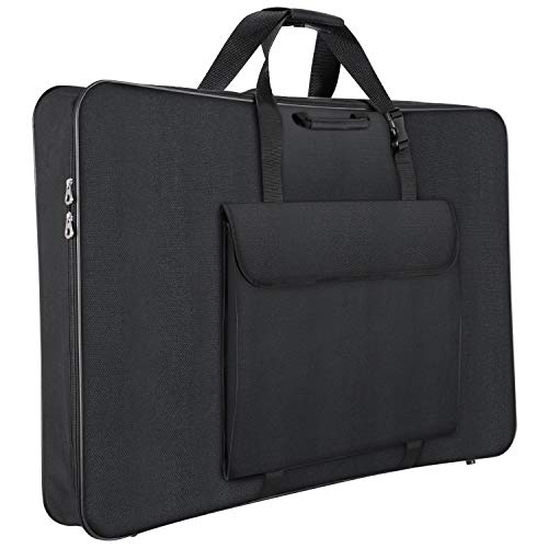 1st Place Products Premium Art Portfolio Case - 32 x 42 Inches Soft Sided - Water Resistant - Carry All - Great for LCD Screens, Monitors & TVs - Shoulder Straps & Carry Handle