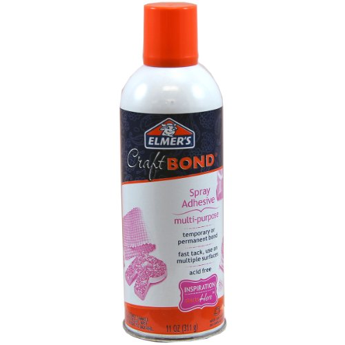 Elmer's Craftbond Multi-Purpose Spray Adhesive, 11 oz, White,Packaging may vary