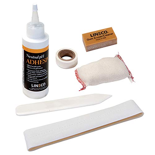 Lineco Book Repair Kit for Simple Repairs and Cleaning (870-894)
