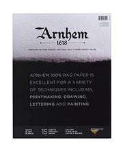 Load image into Gallery viewer, Speedball Arnhem 1618 Printmaking Paper Pad, 11&quot; x 14&quot;, White
