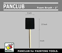 Load image into Gallery viewer, PANCLUB Foam Brush Set I Sponge Brush Paint I 2 Inch - 20 Pack I with Wood Handles I Great for Art, Varnishes, Acrylics, Stains, Crafts
