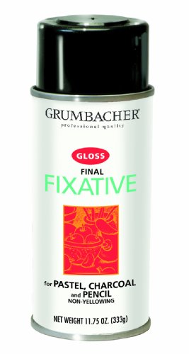 Grumbacher Final Fixative Gloss Spray, 11-3/4-Ounce Can, #543