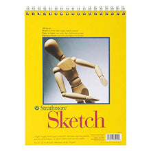 Load image into Gallery viewer, Strathmore 350-9 300 Series Sketch Pad, 9x12, White, 100 Sheets
