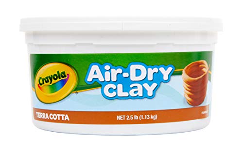 Crayola Air Dry Clay, Terra Cotta, 2.5 Lb Per Pack