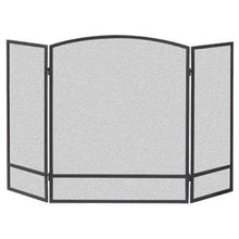 Load image into Gallery viewer, Panacea Products 15951 3-Panel Arch Screen with Double Bar for Fireplace, 29 Inch
