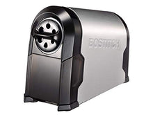 Load image into Gallery viewer, Bostitch Antimicrobial SuperPro Glow Extra Heavy Duty Commercial Classroom Electric Pencil Sharpener with Replaceable Cutter Cartridge System, 6-Hole, Silver/Black (EPS14HC)
