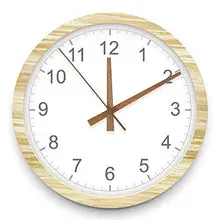 Load image into Gallery viewer, 3 Pieces Quartz Clock Movement with 3 Types of Walnut Wood Clock Hands Clock Movement Replacement Kit Suitable for Clock (14 Inch)
