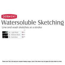Load image into Gallery viewer, Derwent Water Soluble Sketching Pencil 4B
