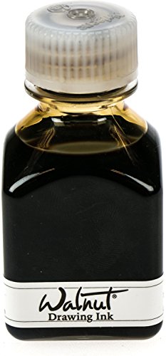 Walnut Drawing Ink (True Sepia Tone) 2.6 ounce bottle