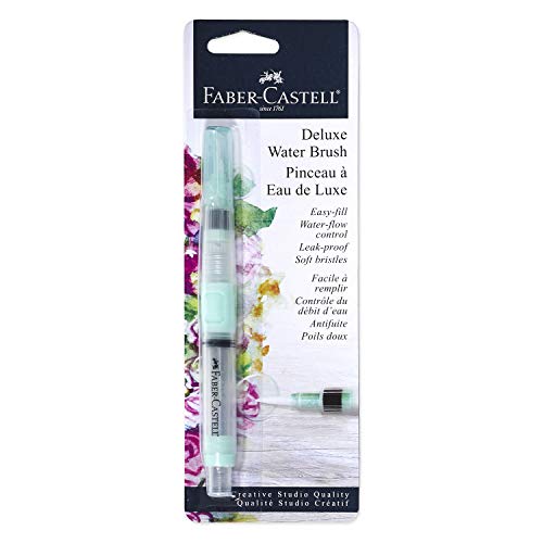 Faber-Castell Deluxe Water Brush Pen - Refillable Aqua Brush Pen for Watercolor