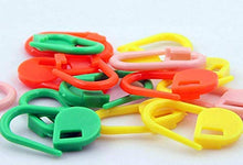 Load image into Gallery viewer, 100PC Mix Color Knitting Stitch Counter Crochet Locking Stitch Markers Stitch Needle Clip Knitting Crochet Markers (100)
