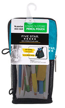 Load image into Gallery viewer, Five Star Pencil Pouch, Pen Case, Fits 3 Ring Binder, Stand &#39;N Store, Color Selected For You (50516)
