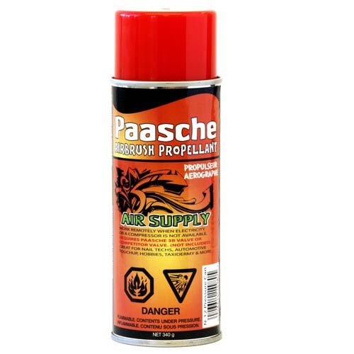 Paasche Airbrush N-12 Air Propellant Pressure Can