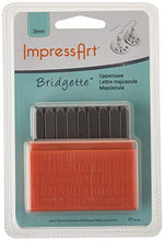 Load image into Gallery viewer, ImpressArt - Uppercase Basic Bridgette 3mm Metal Letter Stamp Set, Steel Alphabet Punches for Metal Stamping
