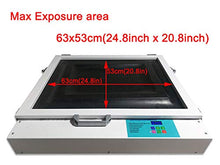 Load image into Gallery viewer, Tabletop Precise 20&quot; x 24&quot; 80W Vacuum LED UV Exposure Unit LED Vacuum Exposure Machine
