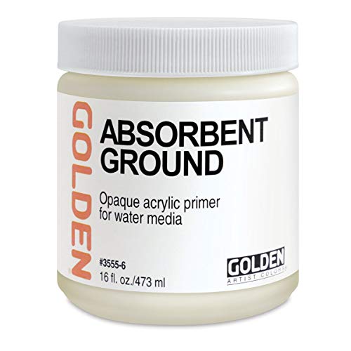 Golden Artist Colors 16 oz Absorbent Ground (White),1-Pack
