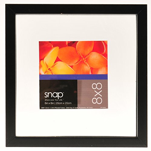Snap 8x8 Black Float Frame for Floating Display of 6x6 Image