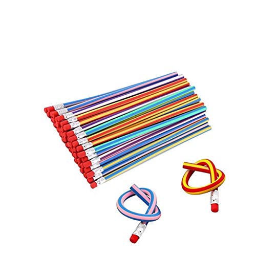 35 Pieces Flexible Soft Pencil Magic Bend Pencils for Kids Children School Fun Equipment