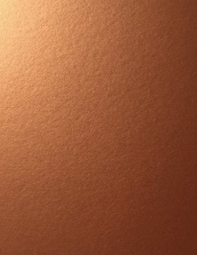 Copper Stardream Metallic Cardstock Paper - 8.5 X 11 Inch - 105 Lb. / 284 GSM Cover - 25 Sheets from Cardstock Warehouse