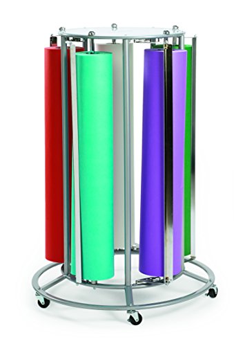 Angeles 5-Roll Paper Rack for Kids/Toddlers Arts & Crafts, Activity Supplies Dispenser/Holder for Daycare/Classroom/Homeschool/Preschool/Playroom