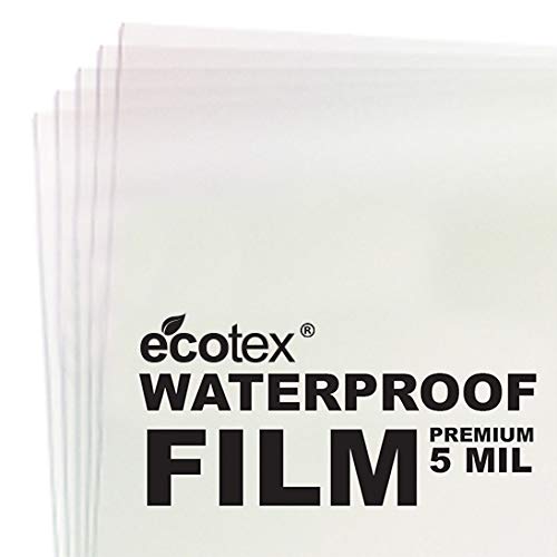 Waterproof Screen Printing Inkjet Film 100 Sheets 5 Mil Thick Cut Sheets 8.5