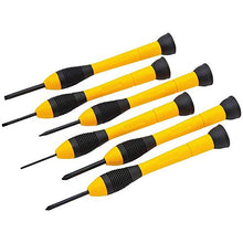 Load image into Gallery viewer, Stanley Tools 6-Piece Precision Screwdriver Set, Black/Yellow
