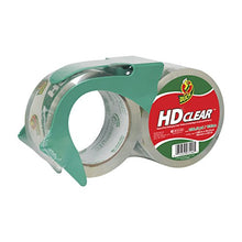Load image into Gallery viewer, Duck HD Clear Heavy Duty Packing Tape with Dispenser, 2 Rolls, 1.88 Inch x 54.6 Yard, (393184)
