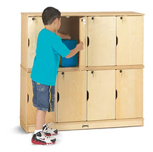 Load image into Gallery viewer, Jonti-Craft Stacking Lockable Lockers, Double Stack
