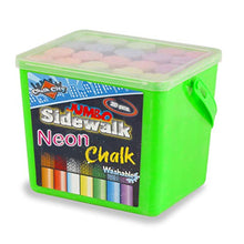 Load image into Gallery viewer, Regal Games Sidewalk Neon Chalk, 20 Count Chalk, Jumbo Chalk, Washable, Art Set
