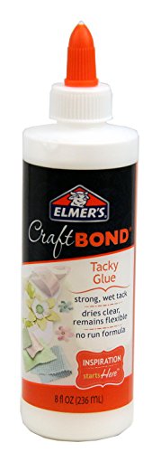 Elmer's E461 Craftbond Tacky Glue 8Oz, 8 oz, Multicolor