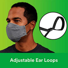 Load image into Gallery viewer, 3M Daily Face Mask, Reusable, Washable, Adjustable Ear Loops, Lightweight Cotton Fabric, 3 Pack
