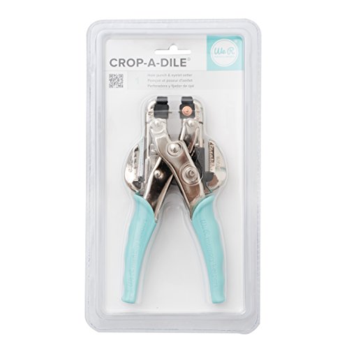 Crop-A-Dile Eyelet and Snap Punch by We R Memory Keepers | Blue Comfort Handle