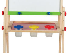 Load image into Gallery viewer, Award Winning Hape All-in-One Wooden Kid&#39;s Art Easel with Paper Roll and Accessories Cream, L: 18.9, W: 15.9, H: 41.8 inch
